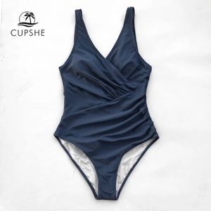 Cupshe Blue One Piece Medium Flattering Si…
